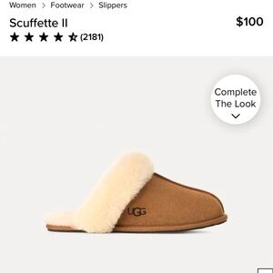 UGG Scuffette II Chestnut Slippers